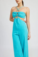 Load image into Gallery viewer, Turquoise Tango O-Ring Jumpsuit