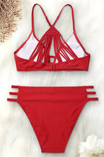 Load image into Gallery viewer, Red Hot Halter Bikini