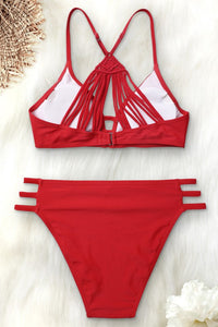 Red Hot Halter Bikini