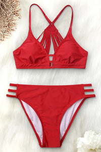 Red Hot Halter Bikini