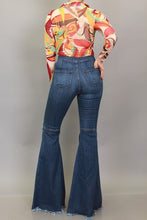 Load image into Gallery viewer, Double Take High-Waist Bell Bottom Jeans