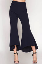 Load image into Gallery viewer, Hi-Low Flared Midi Pants
