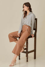 Load image into Gallery viewer, Mocha In Fall faux leather pants