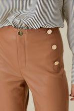 Load image into Gallery viewer, Mocha In Fall faux leather pants