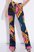 Load image into Gallery viewer, Aztec Print High-Waisted Pants