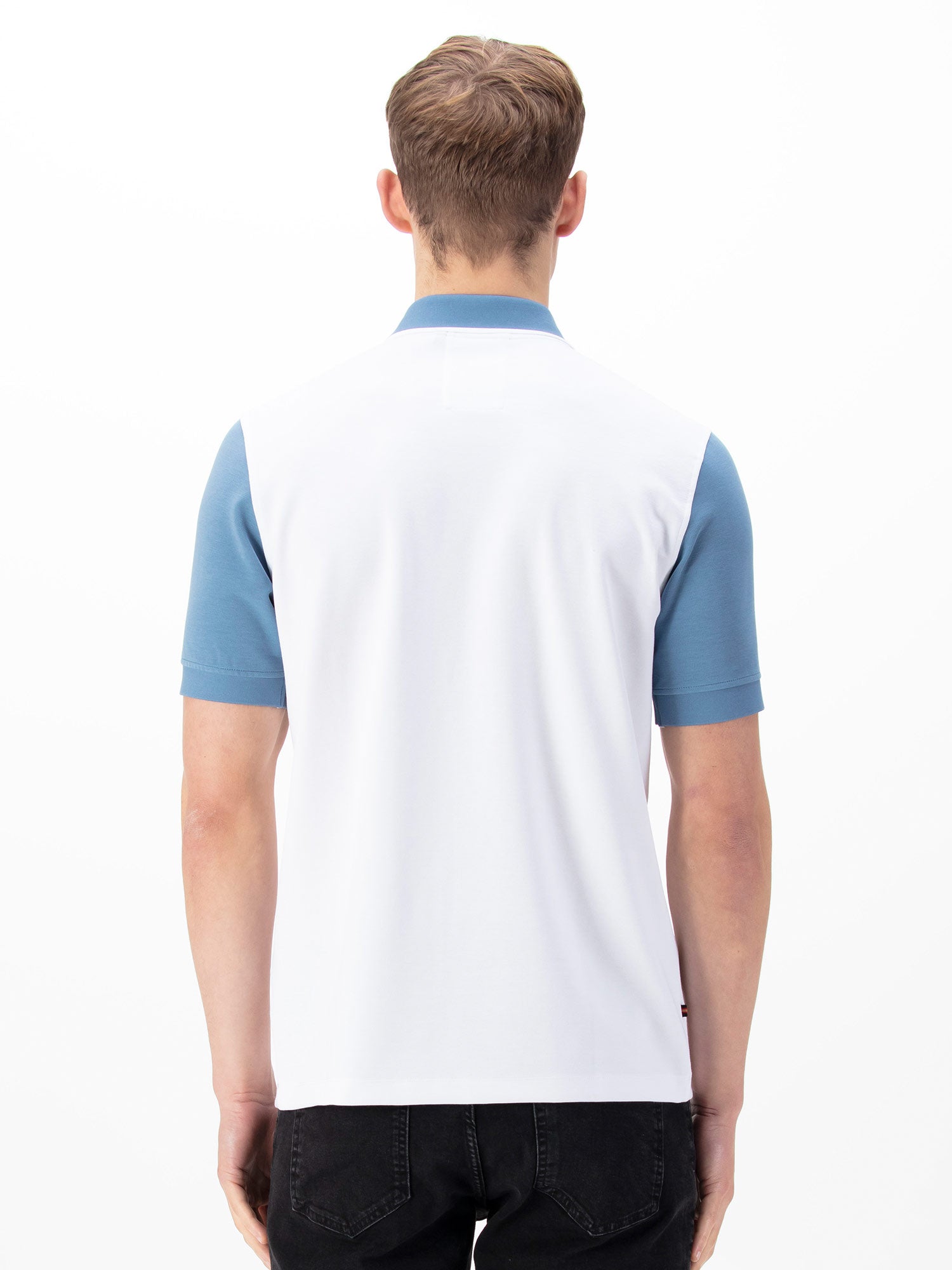 luke 1977 m741454 saddleworth polo white denim blue luke 1977 m741454 saddleworth polo white denim blue