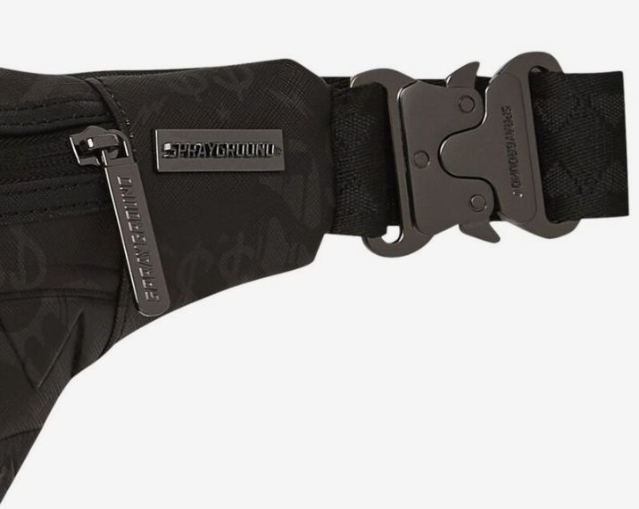 sprayground b7500 3am checked crossbody bag black/charcoal sprayground b7500 3am checked crossbody bag black/charcoal